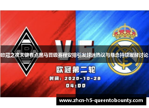 欧冠之夜关键看点黑马晋级赛程安排引发球迷热议与悬念持续发酵讨论